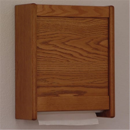 Wooden Mallet C-Fold and Multi-Fold Towel Dispenser in Medium Oak WCT1MO